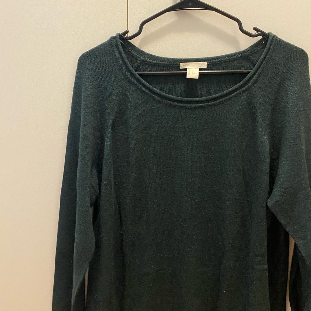 Green knit dress‎